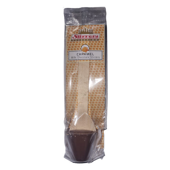 Caramel Milk Hot Chocolate Stirrers Rose Confectionery 30g